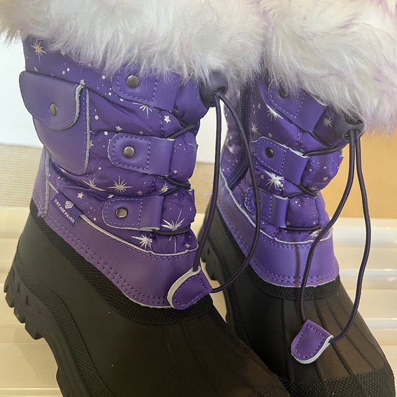 DREAM PAIRS Girls Snow Boots - Size 2 (little kids) - Picture 3 of 8